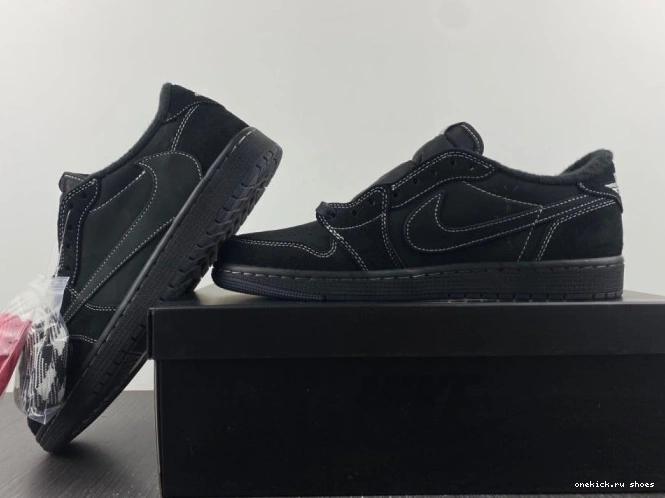 Rep Air Low 1 Air Travis Jordan Black Scott Retro DM7866-001 Jordan Phantom